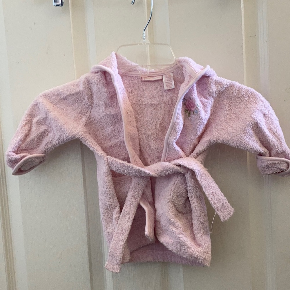 Infant terry robe 0-9 month